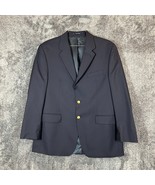 Chaps Ralph Lauren Blazer Mens 43R Navy Blue Wool 2 Button Jacket Sport ... - £19.80 GBP