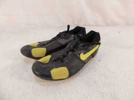 NIKE CYCLING SHOES MEN&#39;S sz7.5 8808I0ST-P BLACK &amp; LIME GREEN VENTED WC50434 - $23.28