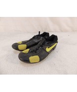 NIKE CYCLING SHOES MEN&#39;S sz7.5 8808I0ST-P BLACK &amp; LIME GREEN VENTED WC50434 - £17.41 GBP