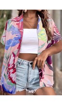 Women&#39;s Fashion Casual Short Sleeve Button Lapel Shirt Tops - €10,93 EUR