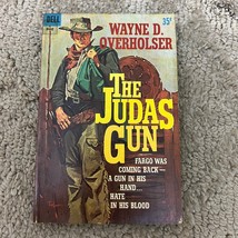 The Judas Gun Western Paperback Book by Wayne D. Overholser Dell Books 1961 - £9.59 GBP