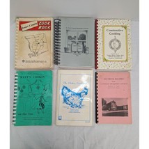 Spiral Bound Cookbooks Vintage Lot of 6 Read Description - £11.11 GBP