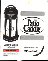 Char-Broil Grill - Patio Caddle Owners Manual - Operator&#39;s Product Guide - £17.73 GBP