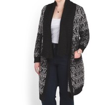 Tahari Women&#39;s Alpaca Wool blend Sweater Cardigan Sweater Jacket plus 1X 2X 3X - £118.54 GBP+