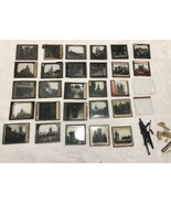Antique Magic Lantern Slides 27 count Architecture Oxford France Normand... - $156.79