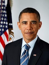 President Barack Obama&#39;S Official Portrait Taken In 2009; Historical Artwork; 8&quot; - £35.53 GBP