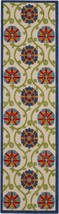 2' X 12' Blue Vines Indoor Outdoor Runner Rugg - €116,22 EUR