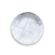 TarHong 8.5 in. Carrara Marble Salad Plate Melamine - Set of 6 - $1,432.16 MXN