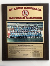 St. Louis Cardinals 1982 World Champions Plaque - £15.98 GBP