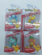 Pokemon Holiday 2022 Battle Figure Set - Pikachu Squirtle, Charmander, Bulbasaur - £29.20 GBP
