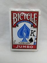 Bicycle Jumbo Playing Cards Red Deck Sealed - £6.65 GBP