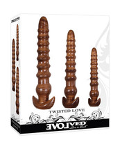 Evolved Twisted Love 3 Pc Plug Set - Gold - $57.99