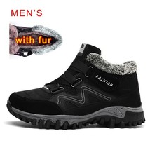 Super Warm Men Winter boots Unisex Quality Thickest Snow Boots Men Warm Waterpro - £41.73 GBP