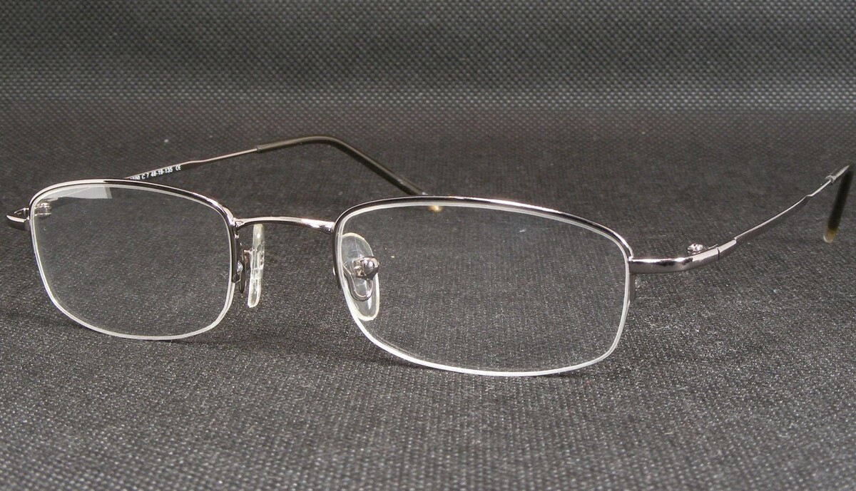 OD Allemagne 1500 C.7 Argent Rare Lunettes Monture 48-19-135mm - $46.51