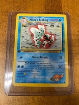 Misty&#39;s Seaking Gym Challenge 55/132 Pokemon 1st Edition Card Uncommon - £11.18 GBP