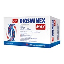 DIOSMINEX Max 1000 mg, 2x60 tablets - £52.99 GBP