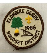 Vintage Boy Scout Klondike Derby Samoset District 1986 Patch  - £4.28 GBP
