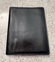 Rossi &amp; Caruso Black Leather Passport/Credit Card Holder - $32.73