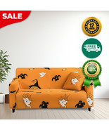 Anyhouz Sofa Cover Halloween Cobweb Design Non Slip Stretchable Slipcover - $1,108.84 MXN+