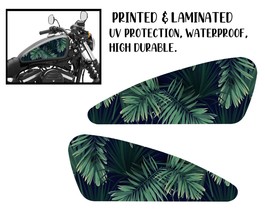 Motorcycle tank sticker / skin wild leaf decals 2pcs Fits For Most Harley - £20.97 GBP