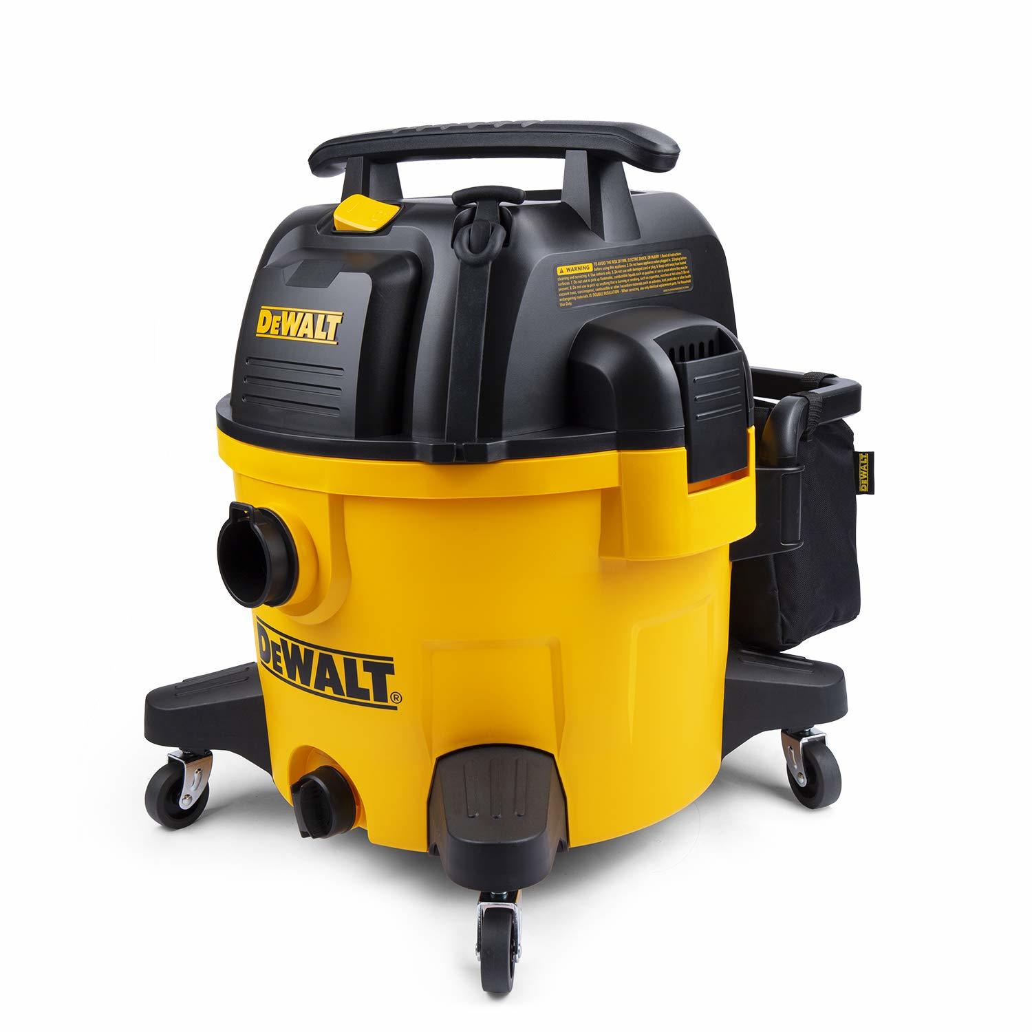 DEWALT 9 Gallon DXV09PZ New Version Poly Wet/Dry Vac, Heavy Duty Shop Vacuum for