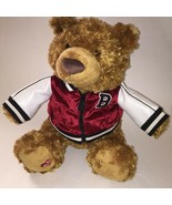 Bloomingdale’s Gund Little Brown Bear Holiday 2017 Red White Jacket Plus... - £23.90 GBP