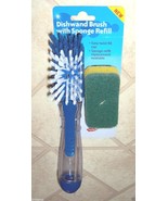 Dishwand scrub BRUSH +Sponge Dishwashing Liquid Soap DISPENSER Dishwashi... - €13,33 EUR