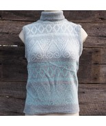 Vintage Womens Sweater Vest Shirt 1980s 1990s E.V. LTD Size Medium - £48.10 GBP