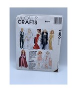 McCalls&#39;s Barbie Fashion Clothes 11.5&quot; to 12&quot; doll Sewing Pattern 7400 -... - £9.33 GBP