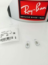 Ray Ban 3025 Aviator 3016 Clubmaster Silver Genuine Crimp On Nose Pads 17mm - $23.95