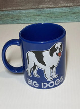 Vintage 1999 Big Dogs Dog Coffee Mug Cup St. Bernard NOS 12 oz - £27.67 GBP