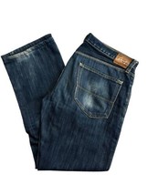 SLIM Low Rise Straight Leg X2 M11 Express Blue Jeans Mens 34x30 - $17.81