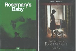 Rosemary&#39;s Baby Double: Movie+Mini Series- Mia Farrow+Zoe Saldana- New 2 Dvd - £19.77 GBP