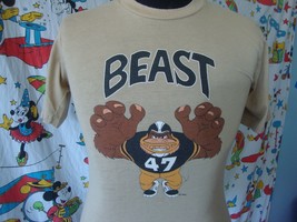 Vintage NFL Pittsburgh Steelers Mel Blount 1980 Beast T Shirt Sz S - $39.64