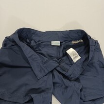 Columbia XL4452 Women’s Blue PFG Chino Flat Front Hiking Trails Nylon Shorts Sm image 13