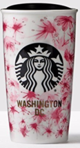 *Starbucks 2016 Washington DC Cherry Blossoms Double Wall Tumbler NEW WITH TAG - £33.38 GBP