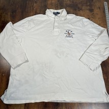 Vintage Polo Ralph Lauren Long Sleeve Rugby Shirt RLPC (DAMAGED) XL - $49.49