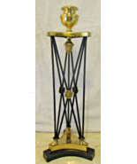 Empire Style Candlestick with Hoof Feet and Acorn Adornment 18&quot; Tall - $197.01