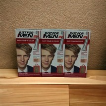 3x Just For Men Easy Comb-In Color Mens Hair Dye Sandy Blond A-10 Gray Coverage  - £27.40 GBP