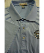 GORGEOUS Peter Millar Summer Comfort Blue Golf Polo Shirt L Senior Open - £32.56 GBP