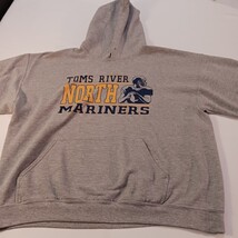 Gildan Toms River North Mariners Men's Gray Sweatshirt Hoodie Pullover Size XL image 3