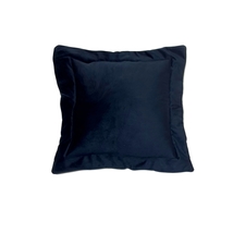 Luxury Pillow, Beautiful Design, Black Velvet, Throw Pillows,  18x18&quot; - $39.00