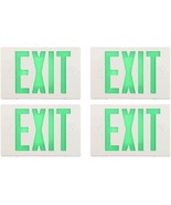 4 Pack Of LED Spectsun EXIT Sign Light, Hardwired, GREEN Color, Commericial - $91.06 CAD