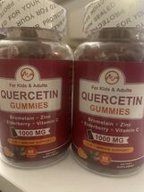 2Pack Vegan Quercetin Gummies with Bromelain, Elderberry, Zinc and Vitam... - $19.99