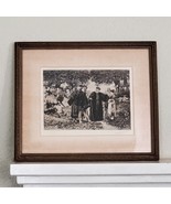 Antique Pierre Salvy Frederic Teysonnieres 1834 ART Framed 18.5x15.5 Inch - $89.00