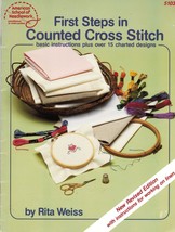 Beginners Guide Counted Cross Stitch Rita Weiss 15 Projects Lessons Pattern Book - $12.99