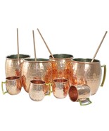 Rastogi Handicrafts Hammered Copper Moscow Mule Mug, 16 oz - Set of 4 - ... - $65.81 CAD