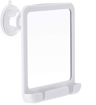Fogless Shower Mirror For Shaving With Razor Holder, Strong Suction And, White - £26.54 GBP
