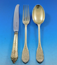 French Cardeilhac 950 Silver Vermeil Flatware Set Service Dessert 36 pieces - $8,563.50