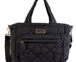 Marc Jacobs Quilted Nylon Baby Diaper Bag Travel Commute Duffle Black - $84.15